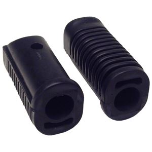Picture of Footrest Rubbers 22mm Round Fitting, 95mm Long Honda Style (Pair)