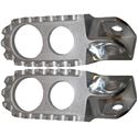 Picture of Footrests Wide Polished Honda CR125, CR250, CR500 (Pair)