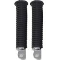 Picture of Footrests Harley Davidson FXWG, FXST Black Ribbed Rubber Type (Pair)