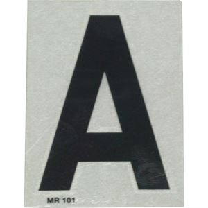 Picture of Letter 'A' for Plastic Plate (Per 50)