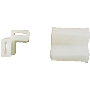 Picture of Plastic Connector 2 Pole Spade Female Block (250 Series) (Per 10)