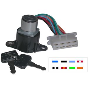 Picture of Ignition Switch Honda C90 75-80 (8 Wires)