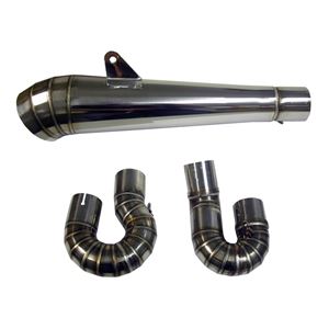 Picture of Stainless Steel GP Silencer with conn.pipe CBR1000 08-09