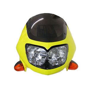 Picture of Headlight Twin and Fairing including Indicators Yellow