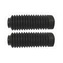 Picture of Fork Gaitors Small Black 160mm Long Top 30mm Bottom 48mm (Pair)