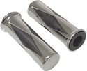 Picture of Grips Diamond Chrome with Black Inlay to fit 7/8"Bars (Pair)