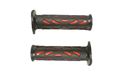 Picture of Grips Small Dimple Black, Red to fit 7/8"Handlebars (Pair)