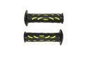 Picture of Grips Small Dimple Black, Yellow to fit 7/8"Handlebars (Pair)
