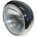 Picture of Headlight Round Chrome Bottom Mount, 8" Bowl 7" Glass