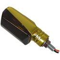 Picture of Complete Indicator Mini Gold Aluminium Short With Amber & Smoked Lens