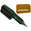 Picture of Complete Indicator Mini Green Aluminium Long with Amber & Smoked Lens