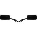 Picture of Mirrors 10mm Black Rectangle Fairing One Screw Mount (Pair)