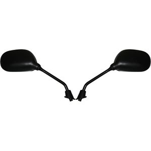 Picture of Mirrors 8mm Black Rectangle Left & Right Scooter Yamaha (Pair)