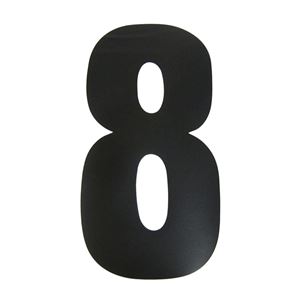 Picture of Competition Numbers Black 7" '8' Matt (Per 10)