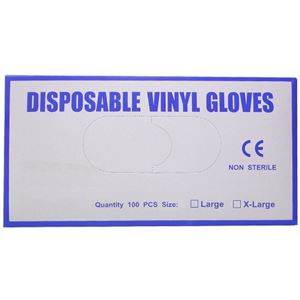 Picture of Disposable Vinyl Gloves XLarge (Per 100)