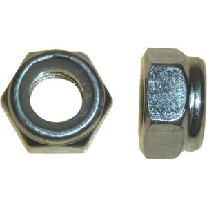 Picture of Nuts Nyloc 10mm Thread Uses 17mm Spanner (Pitch 1.25mm) (Per 20)