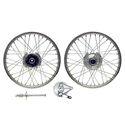 Picture of Rear Wheel CG125 04-08 drum with brake plate (Rim 1.40 x 18)
