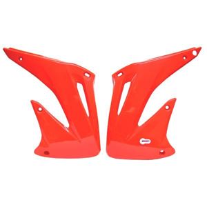 Picture of Radiator Scoops Red Honda CRF450R 02-04 (Pair)