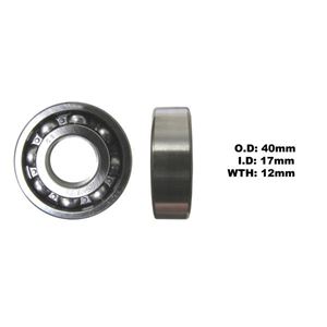 Picture of Bearing 6203 (ID 17mm x OD 40mm x W 12mm)