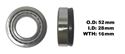 Picture of Steering Headstock Taper Bearing ID28mm  OD52mm x Thickness 16mm &