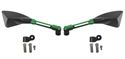 Picture of Mirrors CNC Prism with Black Head & Green Stem 8mm or 10mm (Pair)