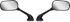 Picture of Mirrors Fairing Black Left & Right YZF R1 2004-2006 (Pair)