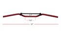 Picture of Handlebars 7/8' Aluminium Red 2.50' Rise with brace
