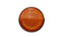 Picture of Hendler Reflector Orange Round Bolt-on Chrome Rim OD 60mm 6mm Bolt