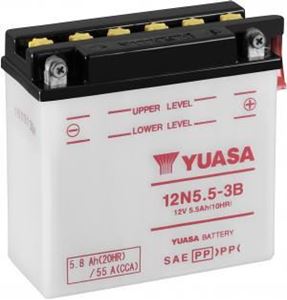 Picture of 12N5.5-3B YUASA BATTERY (SOLD DRY)